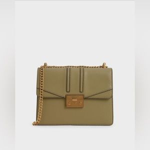 Charles & Keith Metallic Shoulder Bag - Like New